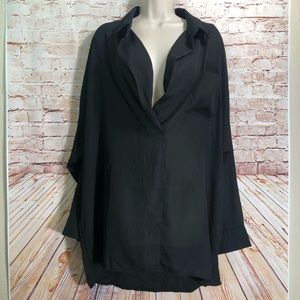 NWOT Missguided+ | Plunge Neckline Blouse